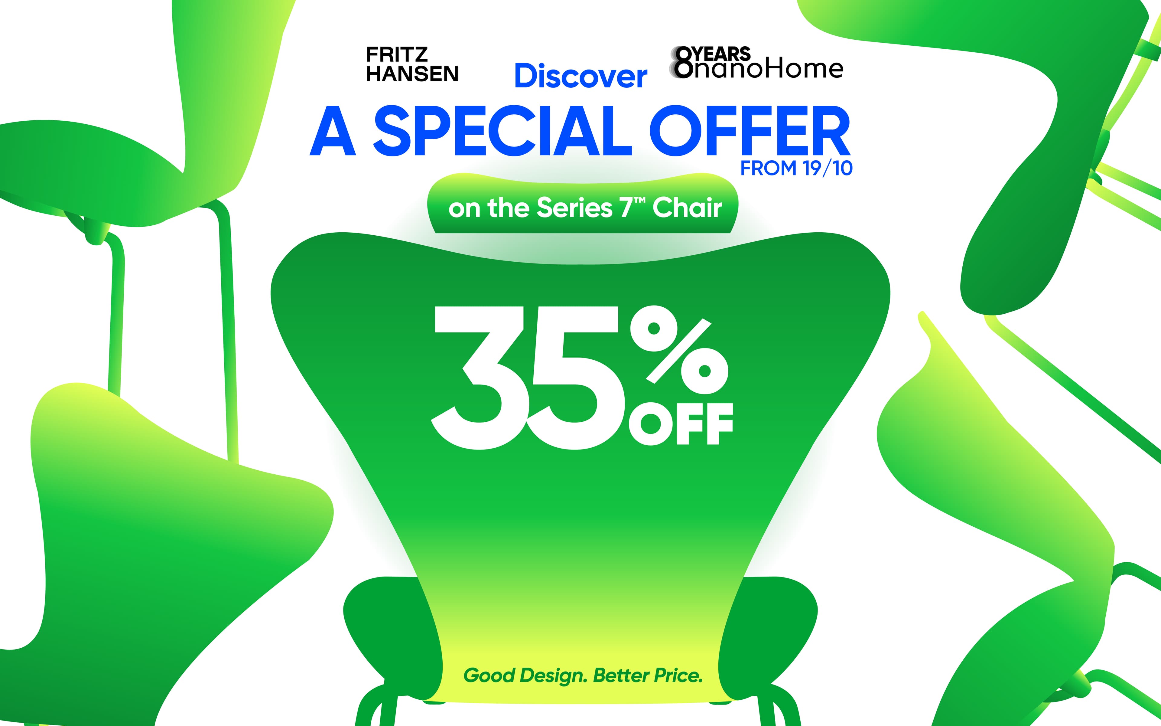 Ưu đãi 35% Ghế Series 7 — Fritz Hansen