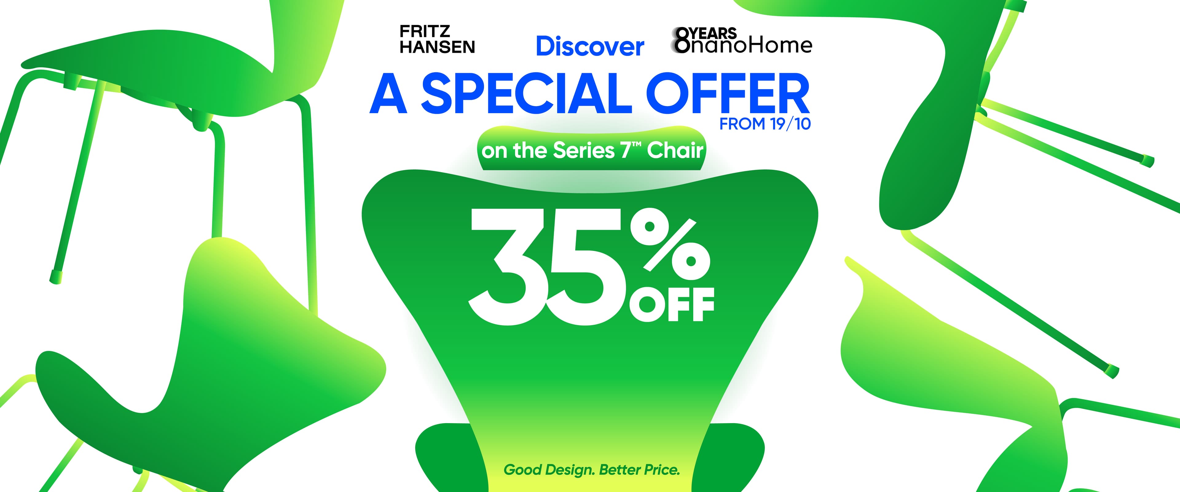 Ưu đãi 35% Ghế Series 7 — Fritz Hansen